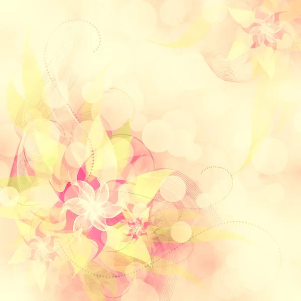 ロマンチックな花の柔らかい背景 — ストック写真