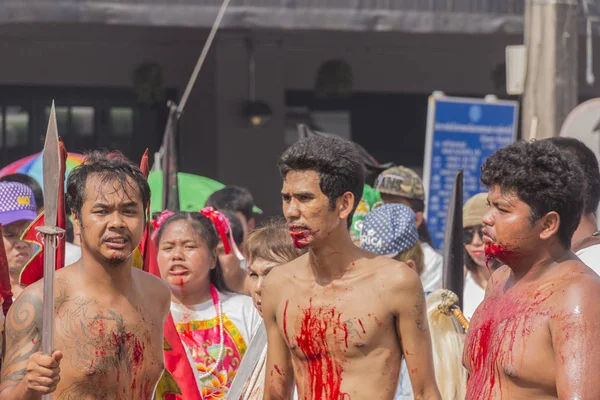 Taoist devotees participate — Stock Photo, Image