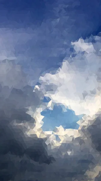 Blauwe Lucht Met Wolken — Stockfoto