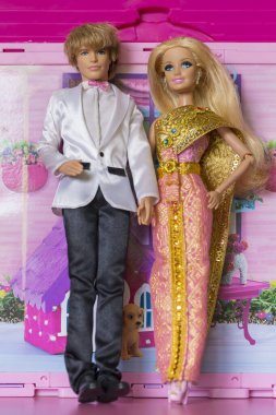 Krabi, Tayland - 5 Ekim 2017 Bebek Evi 'nde Barbie.