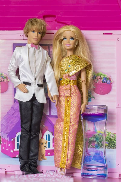 Krabi Tajlandia Października 2017 Barbie Domku Dla Lalek — Zdjęcie stockowe