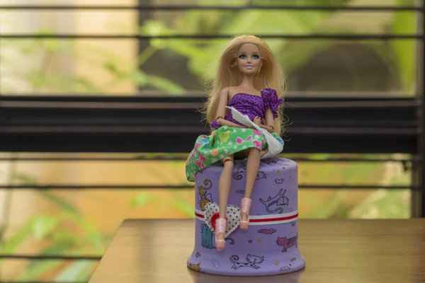 Krabi Thajsko Října 2017 Barbie Panenka Domě — Stock fotografie
