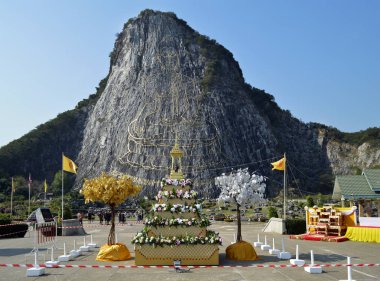 Tayland Buda'nın en büyük rock oymalar.
