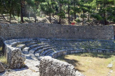 Delphi antik stadyum.