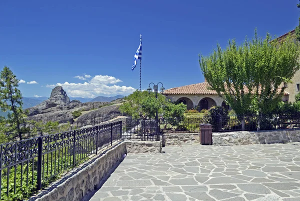 Situs observasi biara di Meteora . — Stok Foto