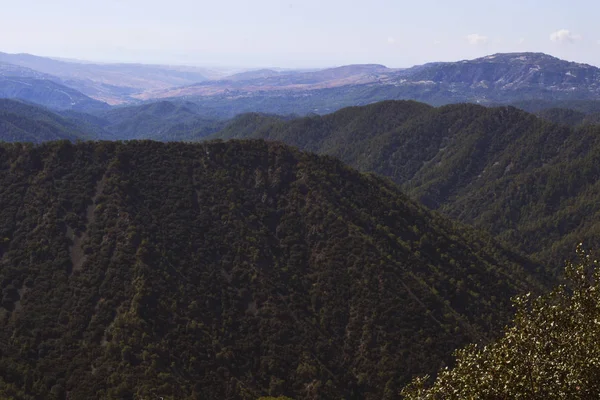 Pohled Shora Pohoří Troodos Kypru — Stock fotografie