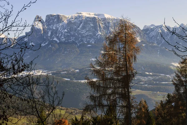 Bellissimo Paesaggio Montano Nelle Dolomiti — Foto Stock