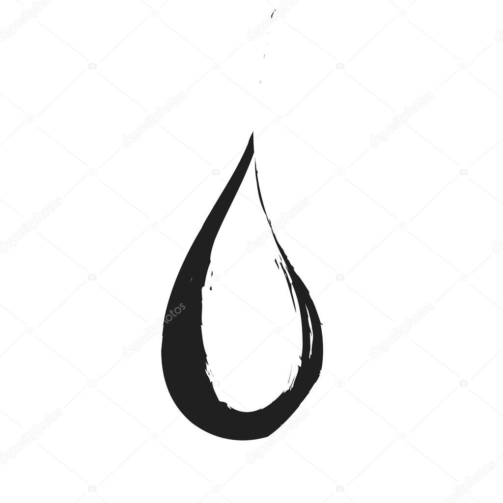 Cartoon Water Drop Design Element Stock Photo Dusan964