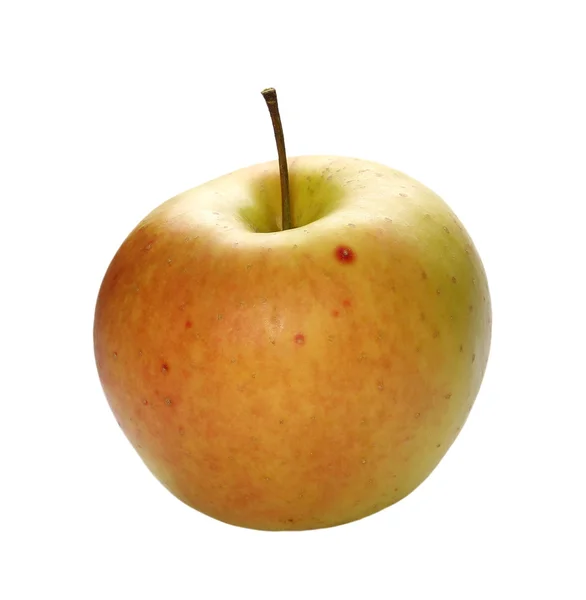 Manzana aislada sobre fondo blanco, con ruta de recorte — Foto de Stock