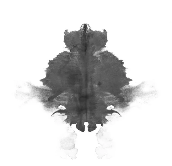 Zdjęcie Rorschach test Kleks na białym tle — Zdjęcie stockowe