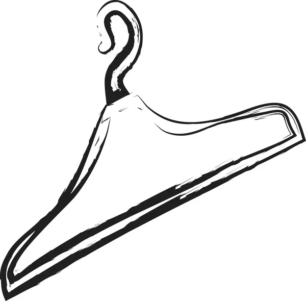 Doodle coat hanger,  illustration — Stock Photo, Image