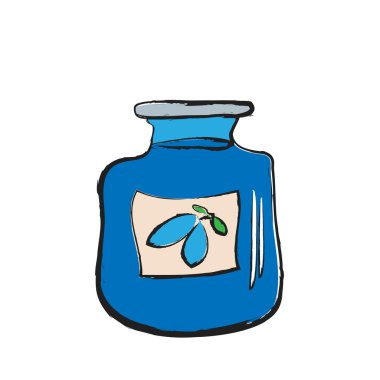 çizgi film Erik reçel kavanoz simgesi