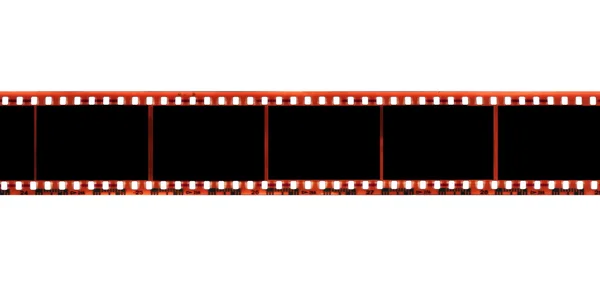 Blank film strip isolated on white — Stock fotografie