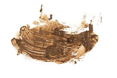 kırpma yolu ile beyaz arka plan üzerinde izole damla püskürtülür çamur