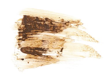 kırpma yolu ile beyaz arka plan üzerinde izole damla püskürtülür çamur