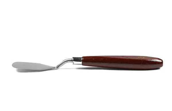 Målarverktyg, metall knivar isolerad på vit — Stockfoto