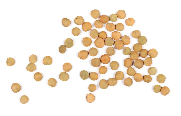 Lentils isolated on white background — Stock Photo, Image