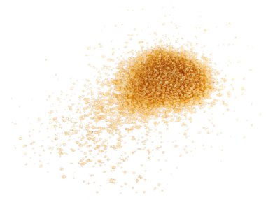 kahverengi şeker beyaz arka plan üzerinde şeker kamışı izole kazık