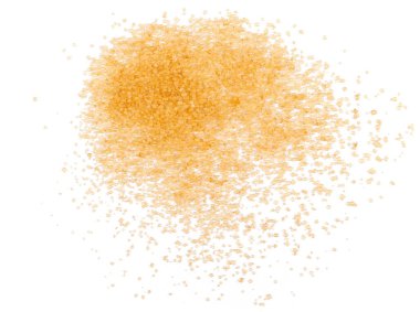 kahverengi şeker beyaz arka plan üzerinde şeker kamışı izole kazık