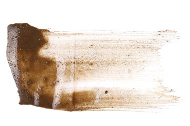 kırpma yolu ile beyaz arka plan üzerinde izole damla püskürtülür çamur