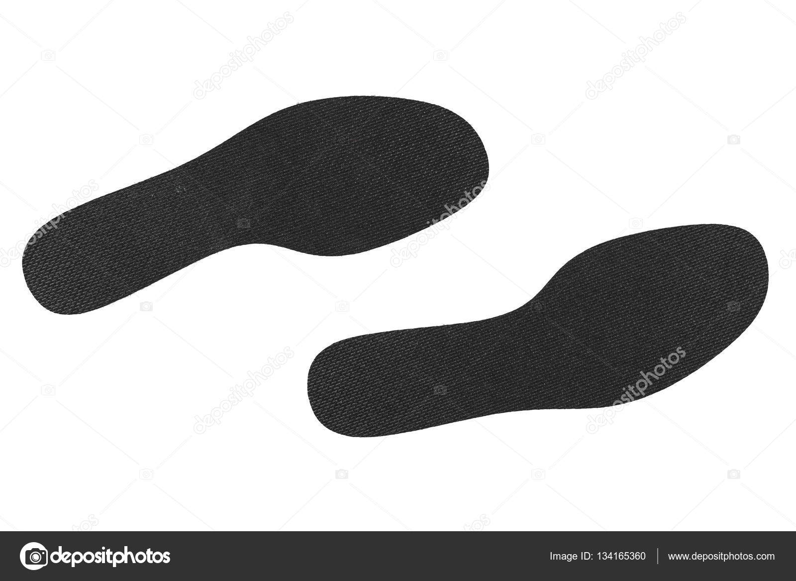 black shoe insoles
