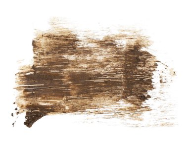 kırpma yolu ile beyaz arka plan üzerinde izole damla püskürtülür çamur