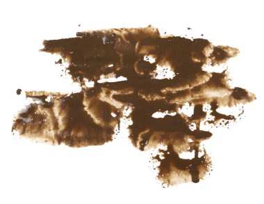 kırpma yolu ile beyaz arka plan üzerinde izole damla püskürtülür çamur