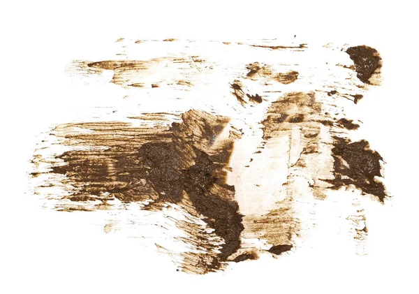 kırpma yolu ile beyaz arka plan üzerinde izole damla püskürtülür çamur