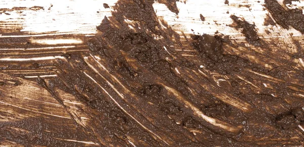 Gocce di fango spruzzate isolate su fondo bianco, con percorso di ritaglio — Foto Stock