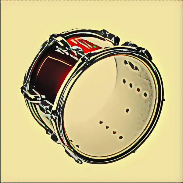 Элементы дизайна барабанов — стоковое фото