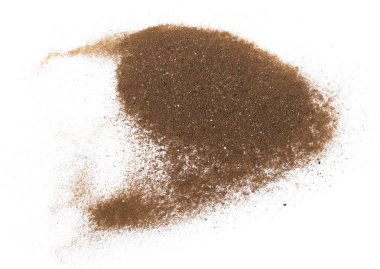 toz toprak izole kırpma yolu ile beyaz arka plan üzerinde