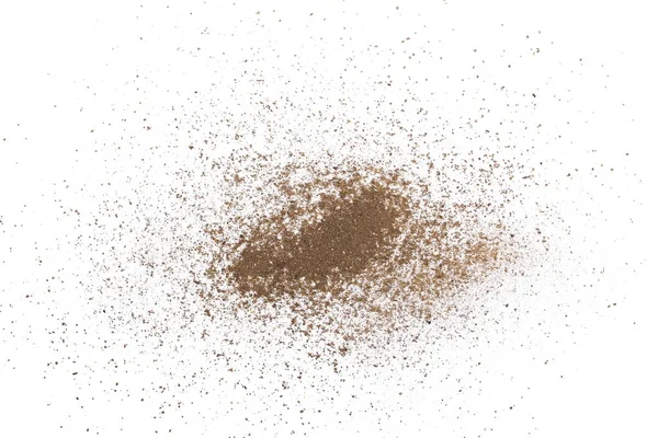 toz toprak izole kırpma yolu ile beyaz arka plan üzerinde