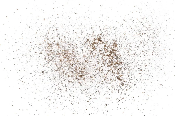 Σκόνη που απομονώνονται σε λευκό φόντο, με διαδρομή αποκοπής — Φωτογραφία Αρχείου