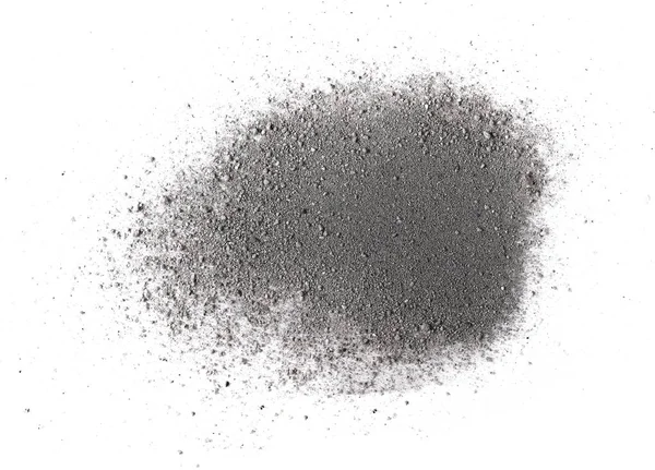 Pólvora de pila, polvo negro aislado sobre fondo blanco —  Fotos de Stock