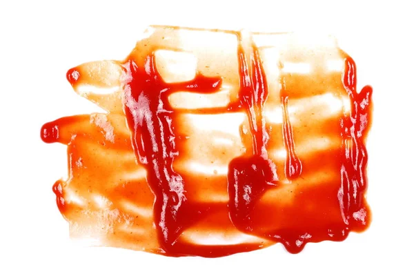 Ketchup izolowany na białym tle — Zdjęcie stockowe