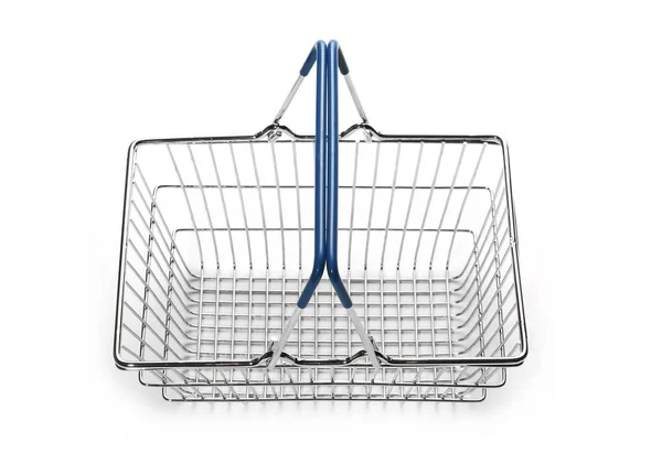 Shopping basket isolated on white background — Stock Photo, Image