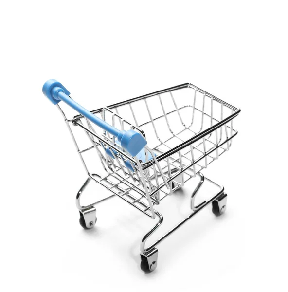 Shopping cart isolated on white background — Stock Photo, Image