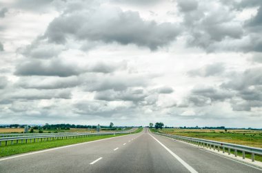 bir otoban görünümü