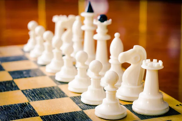Ένα ΦΙΓΟΥΡΕΣ Σκακιου — Φωτογραφία Αρχείου
