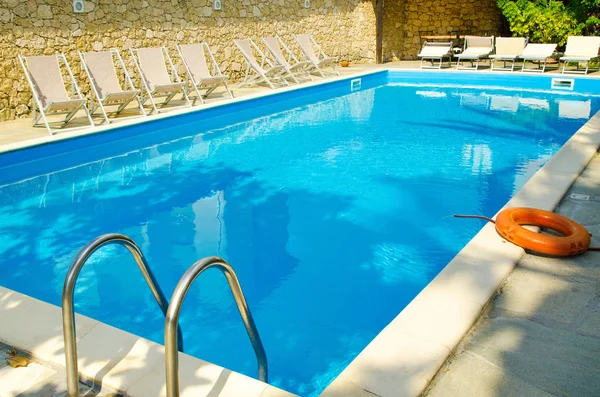 Pool in hotel — Stock Photo, Image