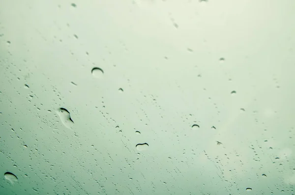 Background Rain Drops Glass — Stock Photo, Image