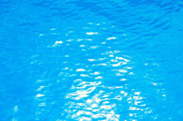 Fond Eau Bleue Dans Piscine — Photo