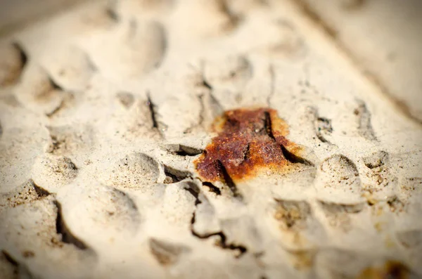 Steinhintergrund Mit Rost Makro — Stockfoto