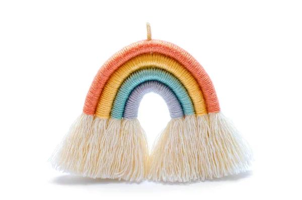 Macrame regenboog — Stockfoto