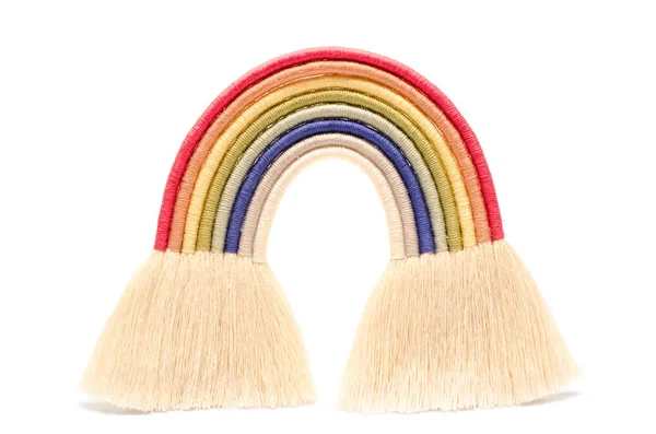 Macrame rainbow — Stock Photo, Image