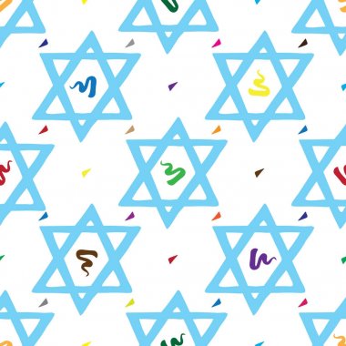 Bar Mitzvah desen elle çizilmiş