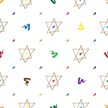 Bar Mitzvah desen elle çizilmiş