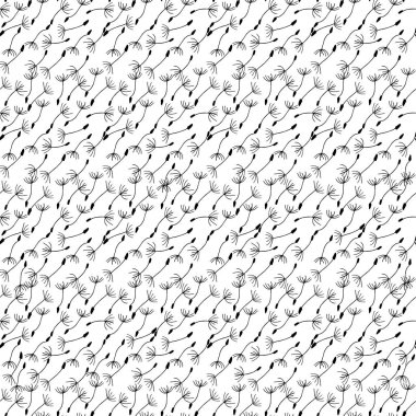 Karahindiba elle çizilmiş. Taraxacum officinale.