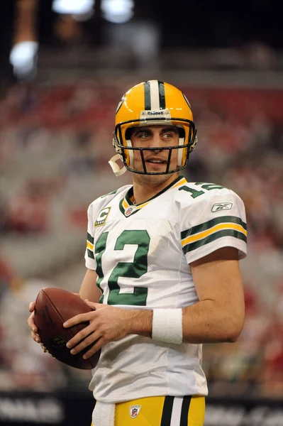 Aaron Rodgers, quarterback do Green Bay — Fotografia de Stock