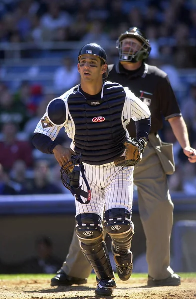 Jorge Posada z New York Yankees — Zdjęcie stockowe